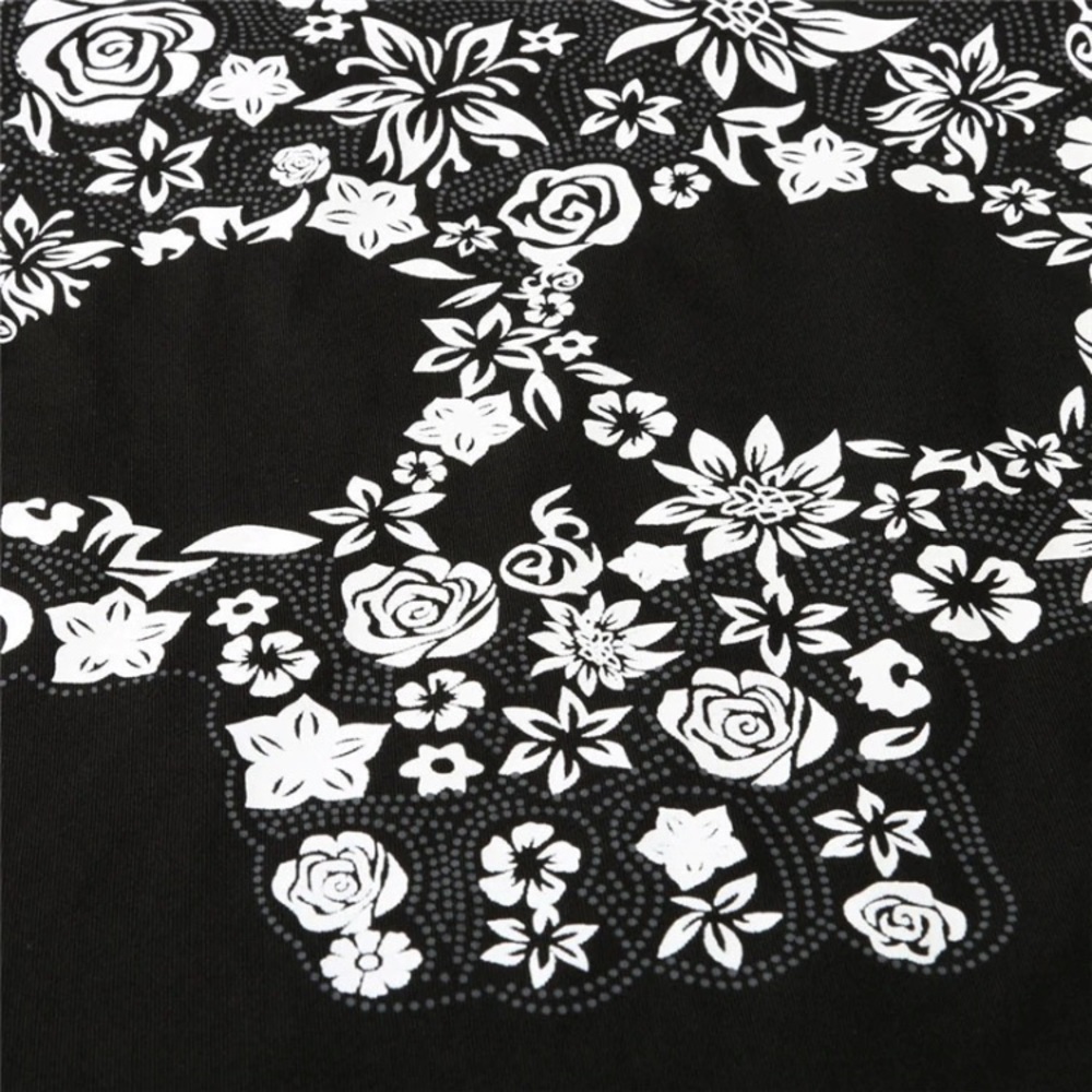 Skull Floral Lace Tank Top - Picture 4 of 5